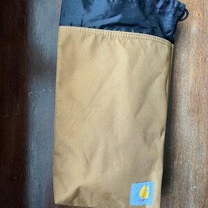 Carhartt Tan Logo drawstring Pouch